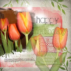 Happy Birthday Tulips