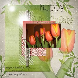Happy Birthday Tulips #2