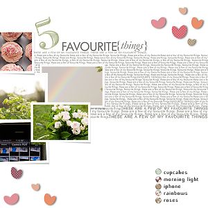 Challenge - 5 Favourite Things