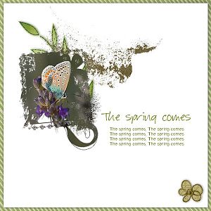 The Sprring comes