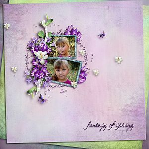Purple fantasy of Spring