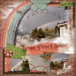 Maya de Groot Designs Home Sweet Home Rainbow