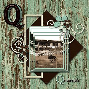 Q is for Quadrille