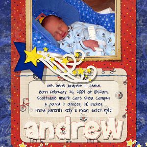 Andrew's Birth Announcement