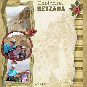 Exploring Metzada (Massada)
