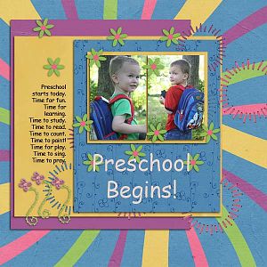 Preschool Begins