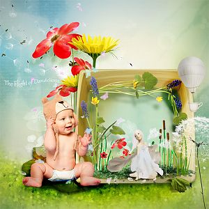 The Flight of Dandelions by Cali Designs