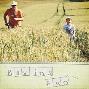 Having fun