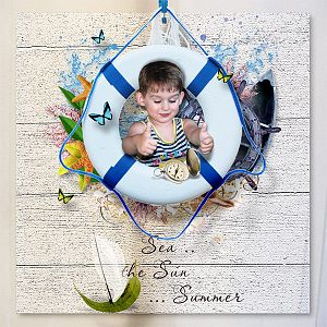 Sea the sun summer by Olgamama Design