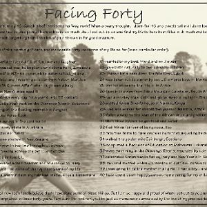 Facing Forty