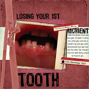 Losing your 1st tooth