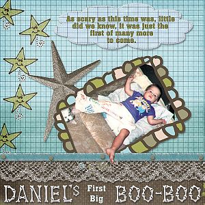 Daniel's first BIG booboo