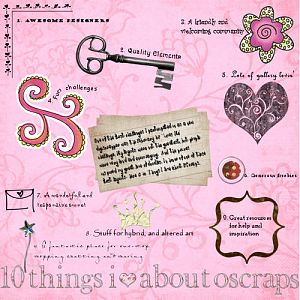 10 Things I Love About Oscraps