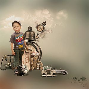 Dreams of a boy by Valentina's Creations