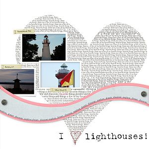 I love lighthouses