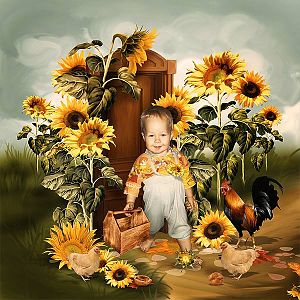 Sunflower summer by Albina Design