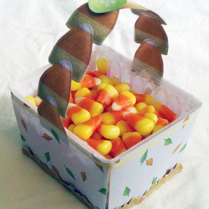 Candy Corn Basket
