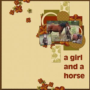 A Girl and A Horse