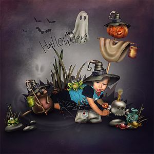 Cheerful halloween by OlgaUnger Designs