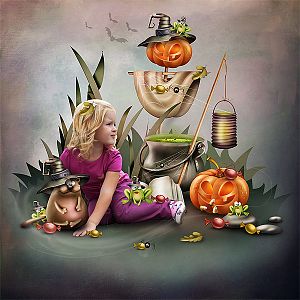 Cheerful halloween by OlgaUnger Designs