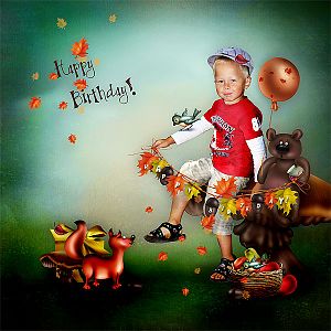 Autumn birthday party by OlgaUnger Designs