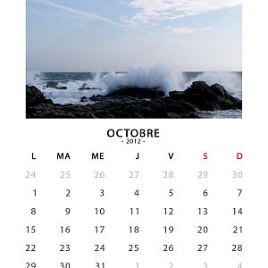 CD CASE Calendar October