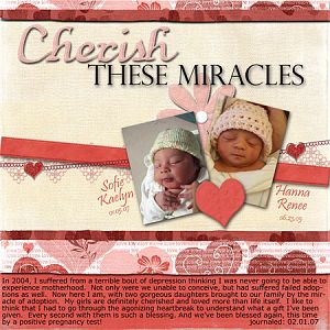Cherish These Miracles - O COLOR CHALLENGE
