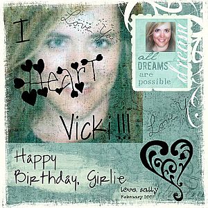 Happy Birthday, Vicki!!!