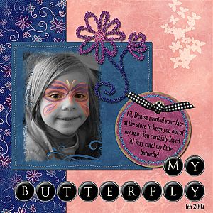 my butterfly *Lifts with a twist* scraplift #5
