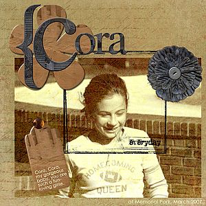 Cora - fun girlie*mix-it-up challenge #1*