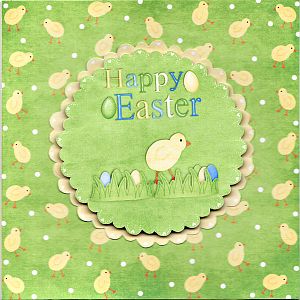 happy easter -card