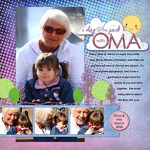 A Day at the Park with Oma