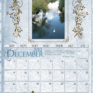 December Calendar 2012 (New Zealand)