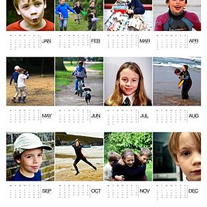 2012 Calendar Poster