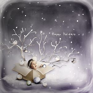 Happy Holidays by emeto designs