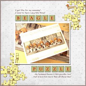 Beagle puzzle