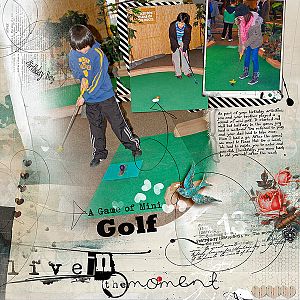 A Game Of Mini Golf