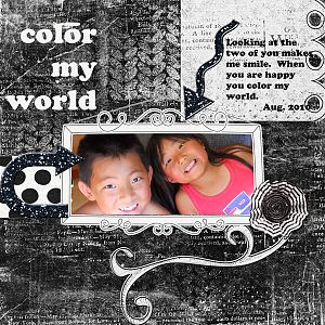 You Color My World