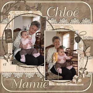 Chlo et grand-Mamie