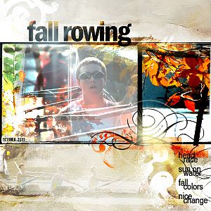 fall rowing