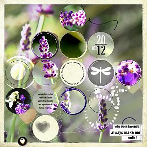 Lavender Always - Anna Template Challenge