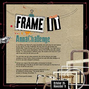 New AnnaChallenge~FrameIt