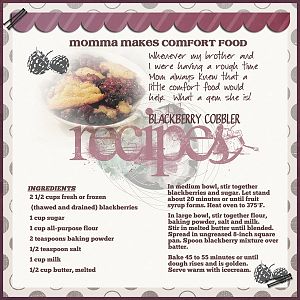 Blackberry Cobbler