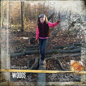 AnnaLift (11.16.12-11.22.12) - Working in the Woods