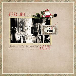 FEELING LOVE - CHALLENGE 3 - COLOUR DECEMEBER