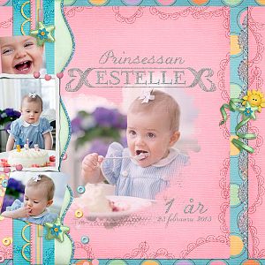 H.R.H. Princess Estelle's 1st birthday