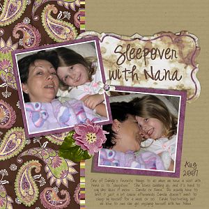 Sleepover with Nana