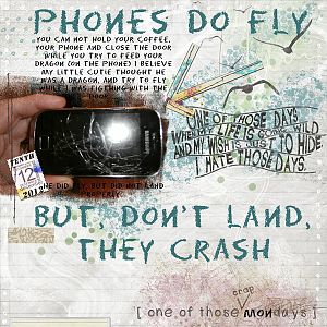 phones don't land - one of those days