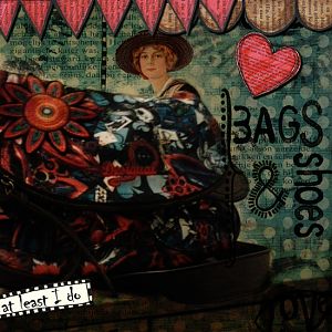 womens {heart] bags and shoes