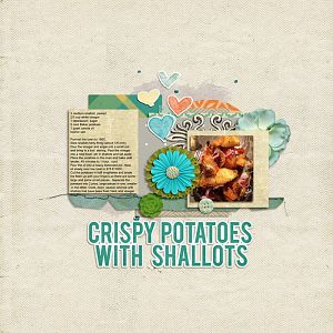 Crispy Potatoes with Shallots